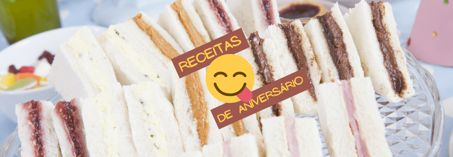 receitas para aniversario