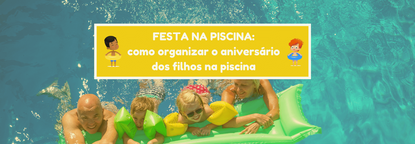 festa na piscina