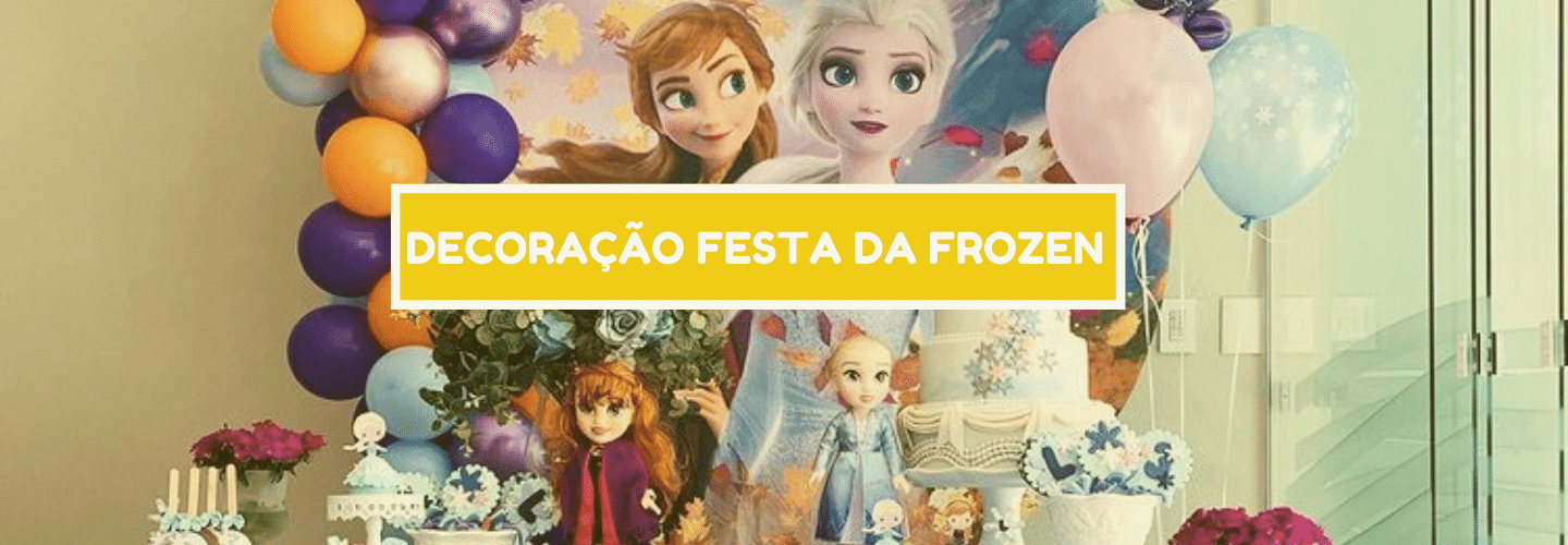 decoracao festa frozen