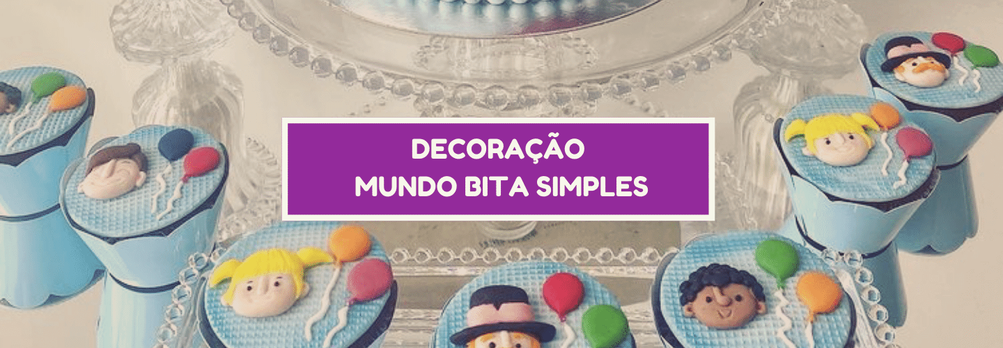 decoração mundo bita simples