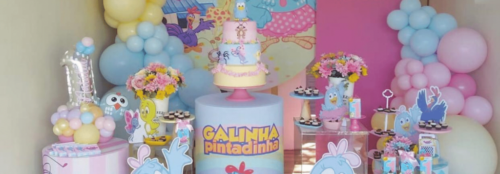 Tudo para Festa da Galinha Pintadinha: doces, mesa e +30 ideias