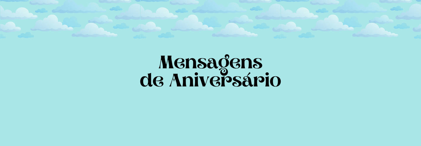 Mensagem de Aniversário para crianças