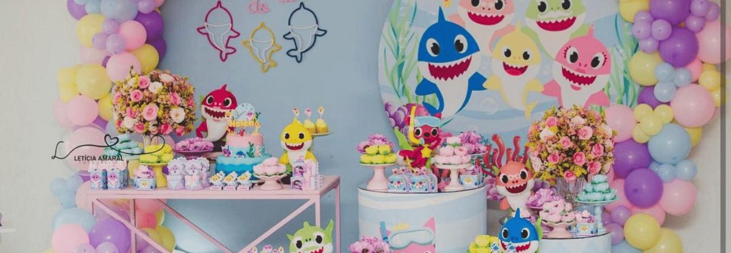 decoração baby shark