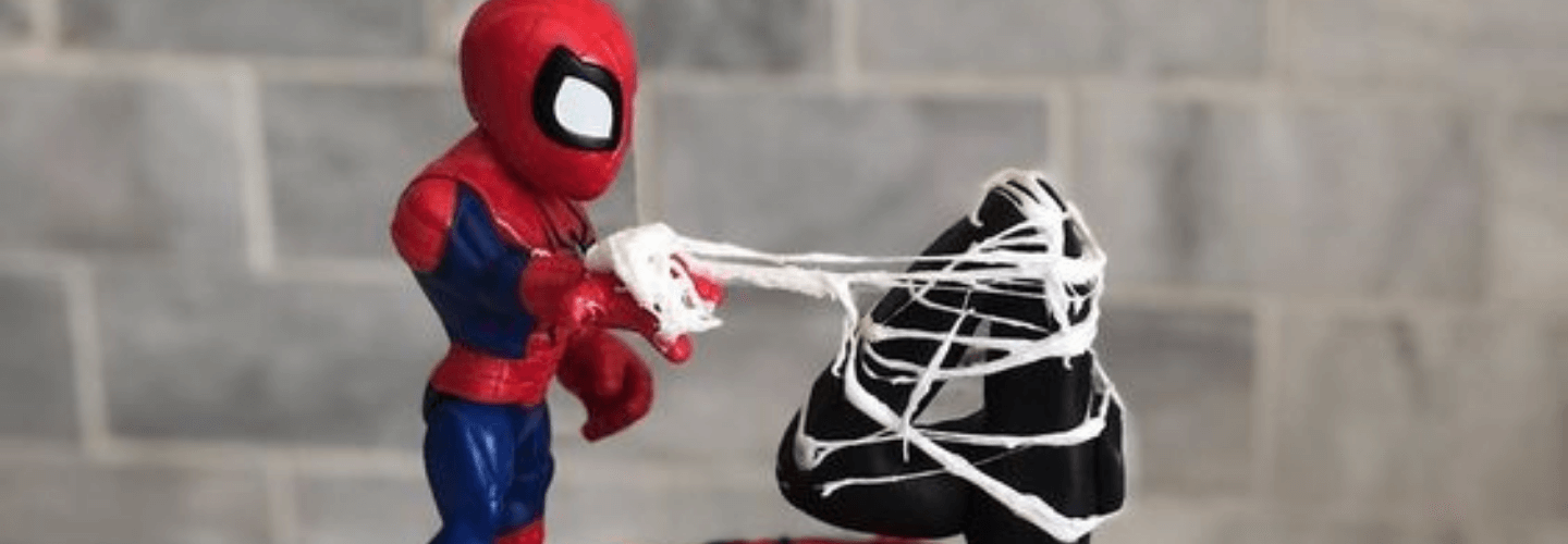 topos de bolo Homem Aranha