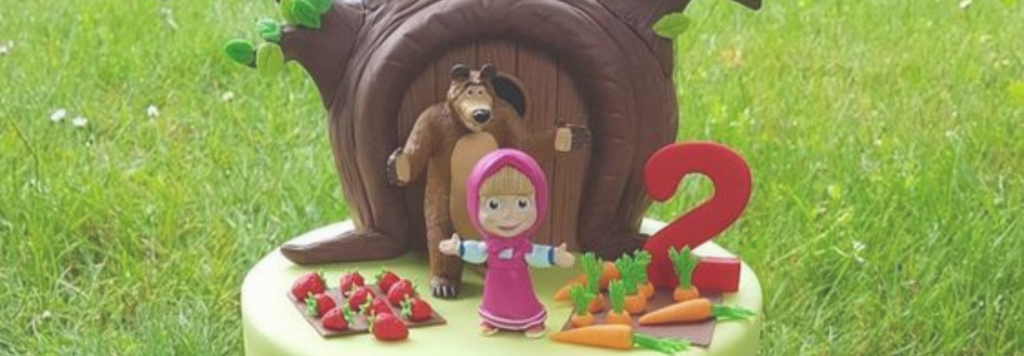 Bolo Masha e o Urso: as ideias mais fofas da internet