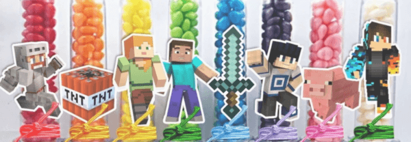 Lembrancinha Minecraft: ideias para nunca mais esquecer